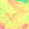 Topografische kaart Mahabang Parang, hoogte, reliëf