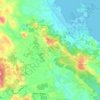 Topografische kaart Κυρὰ Χρυσικού, hoogte, reliëf