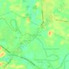 Topografische kaart Kampung Raja, hoogte, reliëf