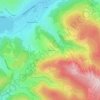 Topografische kaart La Mauselaine, hoogte, reliëf