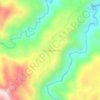 Topografische kaart Chuquibambilla, hoogte, reliëf