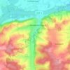 Topografische kaart Wocka, hoogte, reliëf