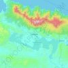 Topografische kaart Sentani, hoogte, reliëf