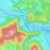 Topografische kaart Raach, hoogte, reliëf
