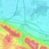 Topografische kaart Wehrendorf, hoogte, reliëf