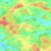 Topografische kaart Landmannsdorf, hoogte, reliëf