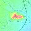 Topografische kaart Puig, hoogte, reliëf