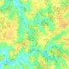 Topografische kaart Charbonnière, hoogte, reliëf