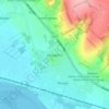 Topografische kaart Elloughton, hoogte, reliëf