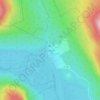 Topografische kaart Kvikkjokk, hoogte, reliëf