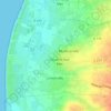 Topografische kaart La Grande Jeannerie, hoogte, reliëf