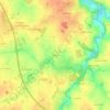 Topografische kaart La Barre, hoogte, reliëf