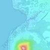 Topografische kaart Tamarin, hoogte, reliëf