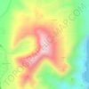 Topografische kaart Puting Bato, hoogte, reliëf