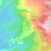 Topografische kaart Meda, hoogte, reliëf
