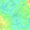 Topografische kaart Carrick-on-Shannon, hoogte, reliëf
