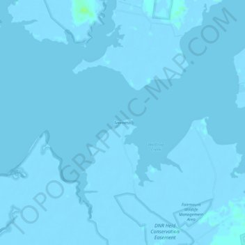 Topografische kaart Iverness, hoogte, reliëf