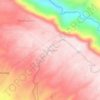 Topografische kaart Tamboboan, hoogte, reliëf