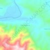 Topografische kaart Bantargebang, hoogte, reliëf