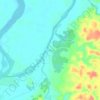 Topografische kaart El Real, hoogte, reliëf