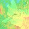 Topografische kaart Krążkowo, hoogte, reliëf