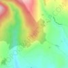 Topografische kaart Cerro de la Cabeza, hoogte, reliëf