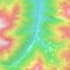Topografische kaart Salau, hoogte, reliëf