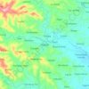 Topografische kaart Maasin, hoogte, reliëf