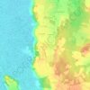 Topografische kaart La Gripperie, hoogte, reliëf