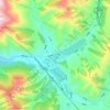 Topografische kaart 2号院, hoogte, reliëf