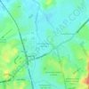 Topografische kaart Kampung Melayu Kluang 2, hoogte, reliëf