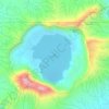 Topografische kaart Taal Volcano, hoogte, reliëf