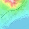 Topografische kaart La Capellanía, hoogte, reliëf