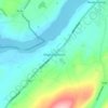 Topografische kaart Magheramason, hoogte, reliëf