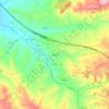 Topografische kaart Pomar, hoogte, reliëf