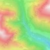 Topografische kaart Val Sinestra, hoogte, reliëf
