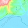 Topografische kaart Mirador Llaquito, hoogte, reliëf