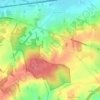 Topografische kaart Schoonzicht, hoogte, reliëf