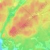 Topografische kaart Tornberget, hoogte, reliëf