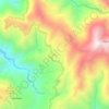 Topografische kaart Bila, hoogte, reliëf