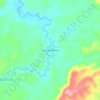 Topografische kaart Selva Amazónica, hoogte, reliëf