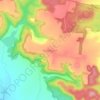 Topografische kaart Kusrampalli, hoogte, reliëf