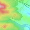 Topografische kaart Alto de las Tierras Nuevas, hoogte, reliëf