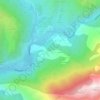 Topografische kaart Abi, hoogte, reliëf