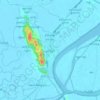 Topografische kaart Minbya, hoogte, reliëf