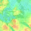 Topografische kaart Muggesfelde, hoogte, reliëf