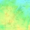 Topografische kaart La Milsandrie, hoogte, reliëf