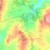 Topografische kaart Lestedo, hoogte, reliëf