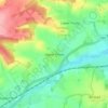 Topografische kaart Upper Froyle, hoogte, reliëf