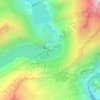 Topografische kaart Spittelnollen, hoogte, reliëf